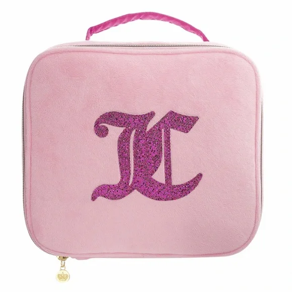 JUICY COUTURE PINK TERRY TRAIN CASE